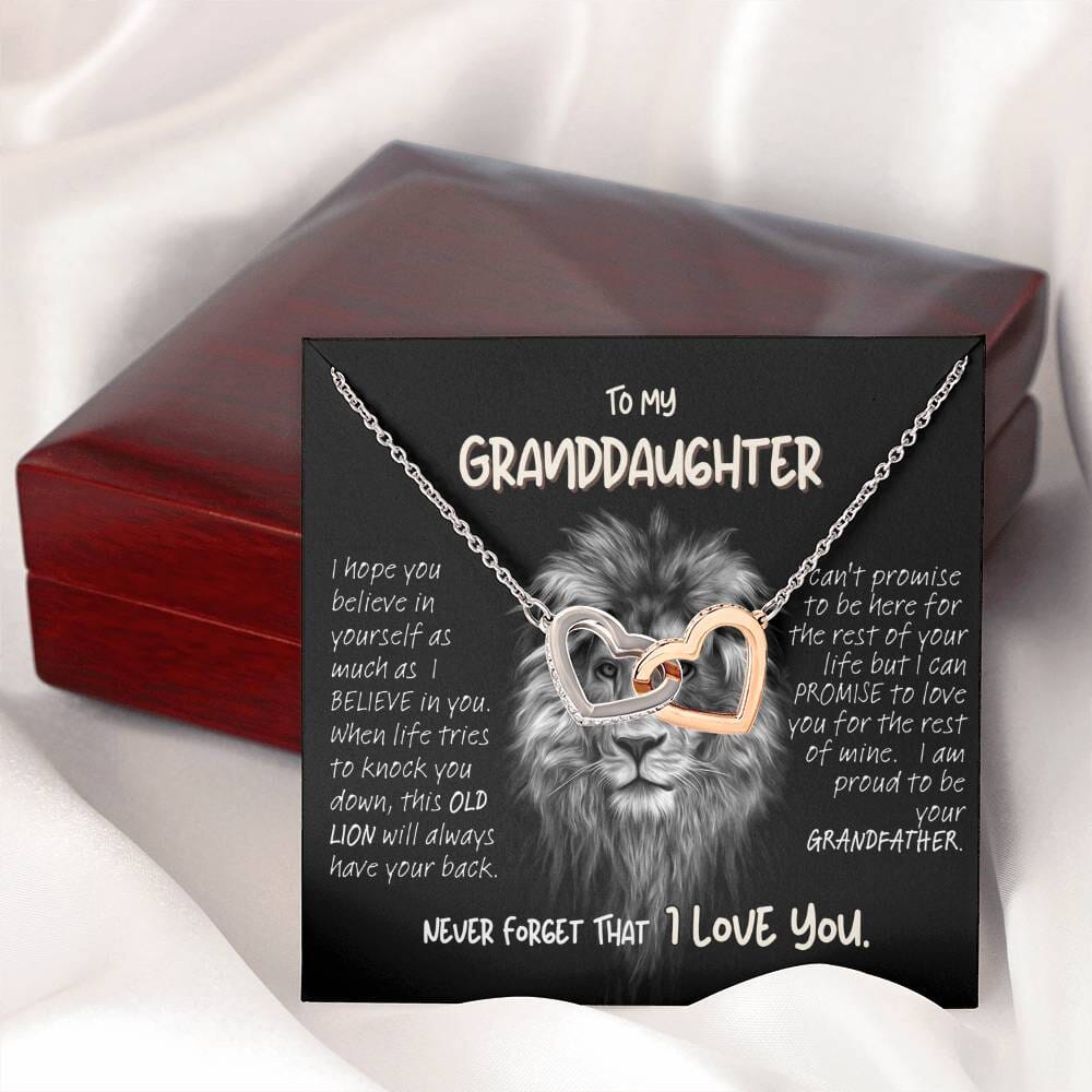 A Grandfather's Promise - Interlocking Hearts Necklace 🌟 Jewelry ShineOn Fulfillment 