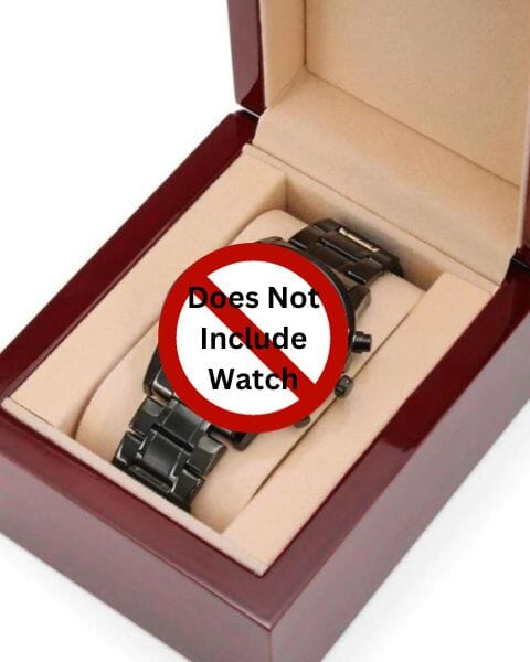Accessories and Replacements Jewelry ShineOn Fulfillment Watch Mahogany Style Luxury Box 