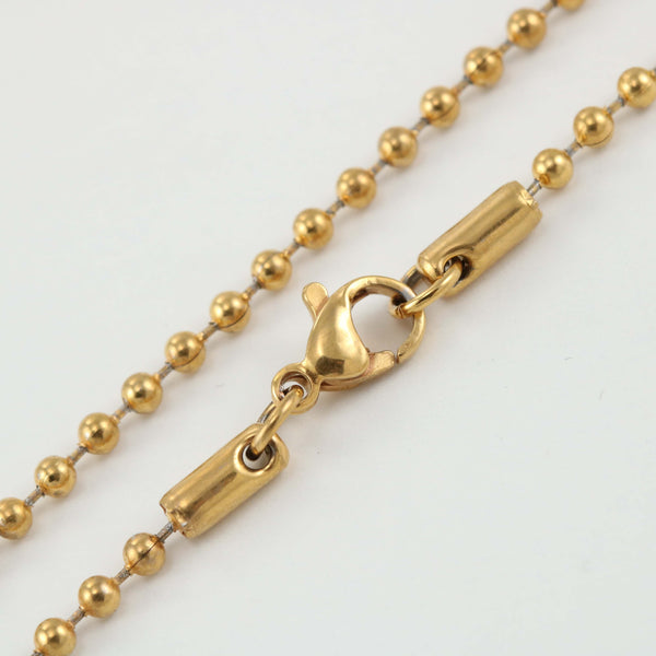 Accessories Jewelry ShineOn Fulfillment Gold Ball Chain (chain only) 