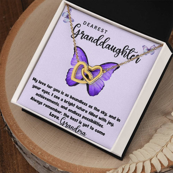Boundless Love Interlocking Hearts Necklace: A Timeless Symbol of Grandparental Affection Jewelry/InterlockingHearts ShineOn Fulfillment 