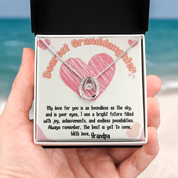 Boundless Skies Pendant: A Grandparent's Eternal Love Jewelry/LuckyInLove ShineOn Fulfillment Two Tone Box