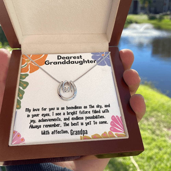 Boundless Sky Pendant: A Grandparent's Eternal Love Necklace Jewelry/LuckyInLove ShineOn Fulfillment Luxury Box w/LED