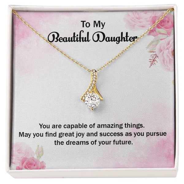 Eternal Bond Necklace: A Symbol of Love and Empowerment for Your Daughter Jewelry/AlluringBeauty ShineOn Fulfillment 