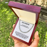 Eternal Bond: The Grandparent's Blessing Cuban Link Necklace Jewelry/Cubanlink ShineOn Fulfillment Stainless Steel Luxury Box 