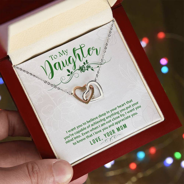 Eternal Bond: The Interlocking Hearts Necklace - A Symbol of Maternal Love and Empowerment Jewelry/InterlockingHearts ShineOn Fulfillment