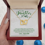 Eternal Bond: The Interlocking Hearts Necklace - A Symbol of Maternal Love and Empowerment Jewelry/InterlockingHearts ShineOn Fulfillment 18K Yellow Gold Finish Luxury Box 
