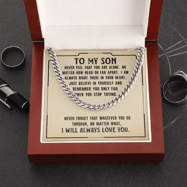 Eternal Bond: The Unbreakable Love Cuban Link Necklace Jewelry/Cubanlink ShineOn Fulfillment
