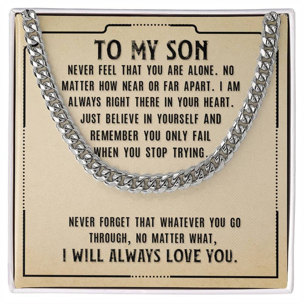 Eternal Bond: The Unbreakable Love Cuban Link Necklace Jewelry/Cubanlink ShineOn Fulfillment