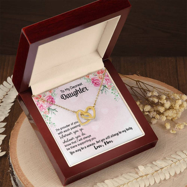 Forever Bonded: The Interlocking Hearts Necklace - A Timeless Symbol of Maternal Love Jewelry/InterlockingHearts ShineOn Fulfillment