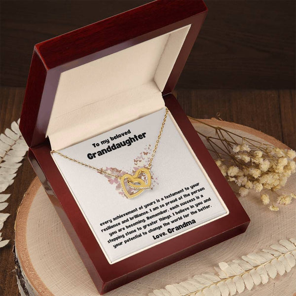 Grand Affection Interlocking Hearts Necklace: A Timeless Symbol of Love and Pride Jewelry/InterlockingHearts ShineOn Fulfillment