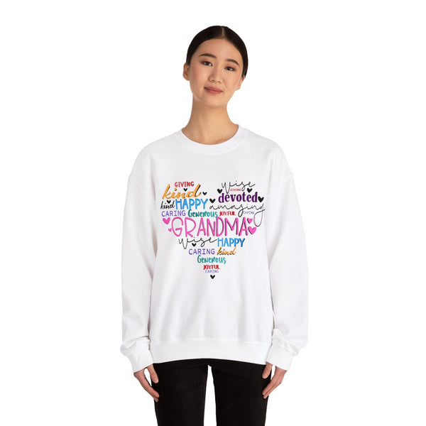 Grandma's Loving Embrace Sweater Sweatshirt Printify 