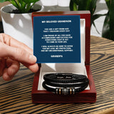 Grandparent's Eternal Love Bracelet: A Timeless Bond with Your Grandson Jewelry/LoveForeverBracelet ShineOn Fulfillment 