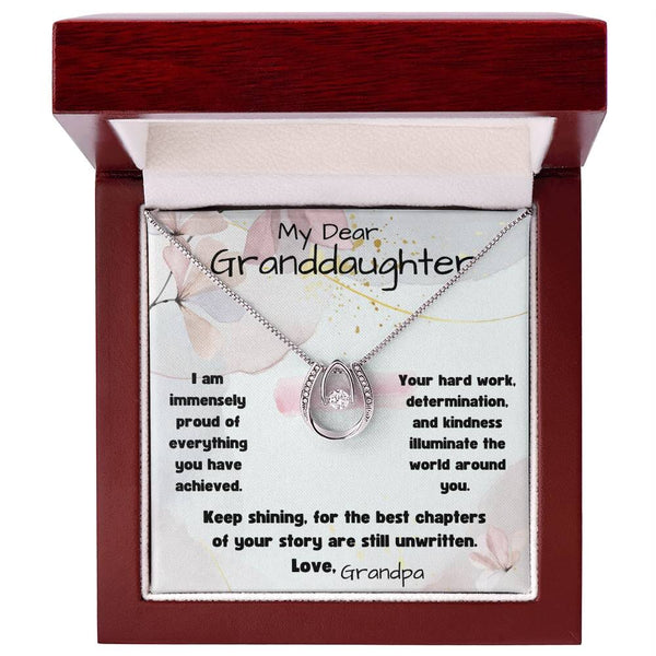 Grandparent's Eternal Love Pendant: A Timeless Symbol of Affection and Pride Jewelry/LuckyInLove ShineOn Fulfillment 