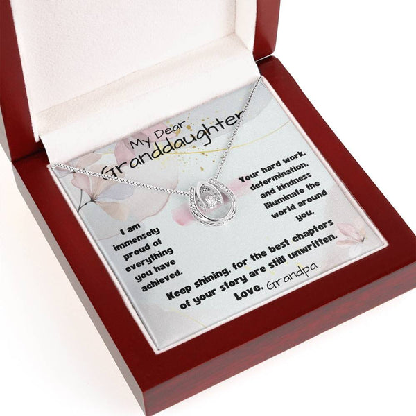 Grandparent's Eternal Love Pendant: A Timeless Symbol of Affection and Pride Jewelry/LuckyInLove ShineOn Fulfillment 