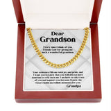 Grandparent's Legacy Cuban Link Chain: A Timeless Emblem of Love & Guidance Jewelry/Cubanlink ShineOn Fulfillment 