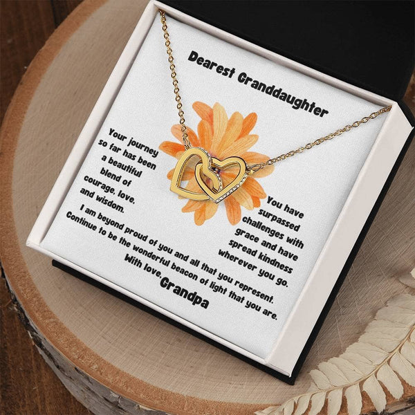 Grandparent's Love Interlocking Hearts Necklace: A Symbol of Eternal Bond & Affection Jewelry/InterlockingHearts ShineOn Fulfillment