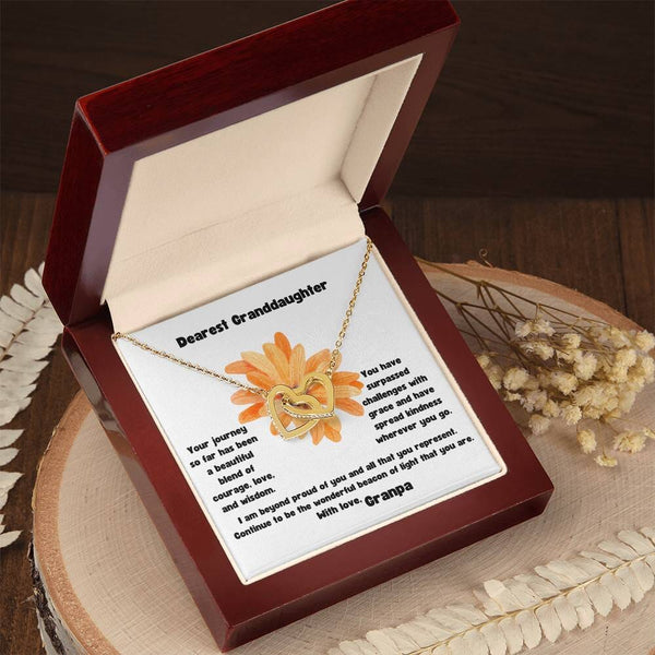 Grandparent's Love Interlocking Hearts Necklace: A Symbol of Eternal Bond & Affection Jewelry/InterlockingHearts ShineOn Fulfillment