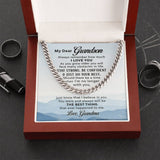 Grandson's Eternal Bond Necklace: A Timeless Emblem of Love and Wisdom Jewelry/Cubanlink ShineOn Fulfillment 