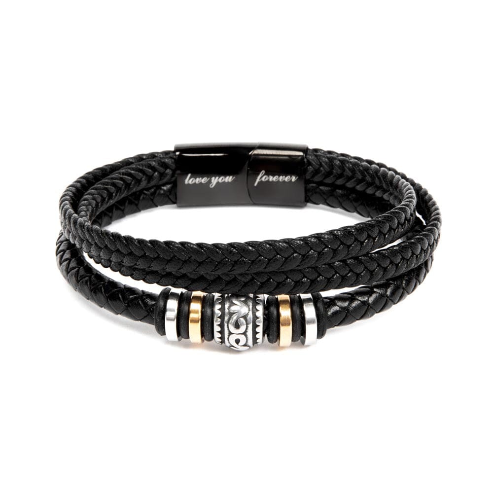 Timeless Bond: The Ultimate Men's 'Love You Forever' Bracelet - A Sentimental Gift from Grandpa or Grandma Jewelry/LoveForeverBracelet ShineOn Fulfillment