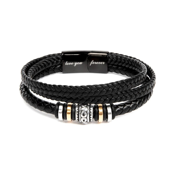 Timeless Bond: The Ultimate Men's 'Love You Forever' Bracelet - A Sentimental Gift from Grandpa or Grandma Jewelry/LoveForeverBracelet ShineOn Fulfillment