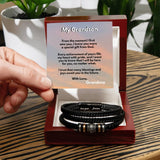 Timeless Bond: The Ultimate Men's 'Love You Forever' Bracelet - A Sentimental Gift from Grandpa or Grandma Jewelry/LoveForeverBracelet ShineOn Fulfillment Luxury Box w/LED