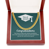 Triumph and Timeless Elegance: The Class of 2023 Commemorative Cuban Link Chain Jewelry/Cubanlink ShineOn Fulfillment 