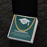 Triumph and Timeless Elegance: The Class of 2023 Commemorative Cuban Link Chain Jewelry/Cubanlink ShineOn Fulfillment 