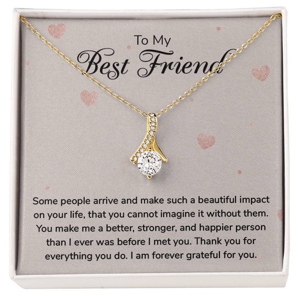 Unbreakable Bond Necklace β A Symbol of Eternal Friendship with Sentimental Message Card Jewelry/AlluringBeauty ShineOn Fulfillment