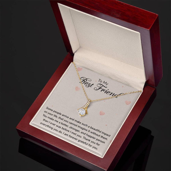 Unbreakable Bond Necklace β A Symbol of Eternal Friendship with Sentimental Message Card Jewelry/AlluringBeauty ShineOn Fulfillment