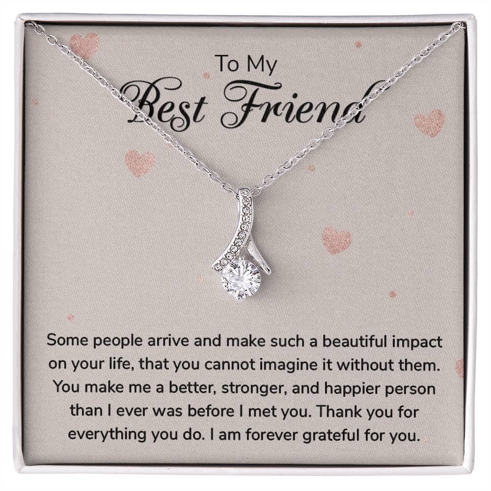Unbreakable Bond Necklace β A Symbol of Eternal Friendship with Sentimental Message Card Jewelry/AlluringBeauty ShineOn Fulfillment