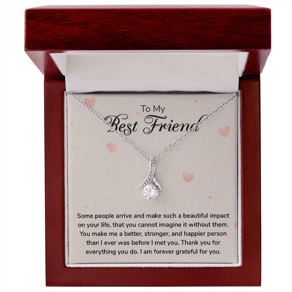 Unbreakable Bond Necklace β A Symbol of Eternal Friendship with Sentimental Message Card Jewelry/AlluringBeauty ShineOn Fulfillment