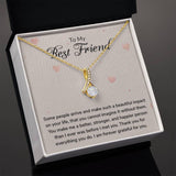 Unbreakable Bond Necklace β A Symbol of Eternal Friendship with Sentimental Message Card Jewelry/AlluringBeauty ShineOn Fulfillment