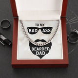 Unbreakable Bond: The Cuban Link Chain - A Tribute to the Badass Bearded Dad Jewelry/Cubanlink ShineOn Fulfillment 