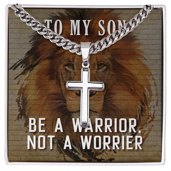 Warrior's Spirit: The Artisan Cross Necklace – Embrace Strength & Courage Jewelry/CubanlinkCross ShineOn Fulfillment 