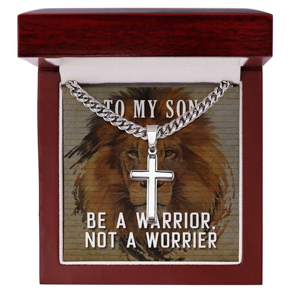 Warrior's Spirit: The Artisan Cross Necklace – Embrace Strength & Courage Jewelry/CubanlinkCross ShineOn Fulfillment 