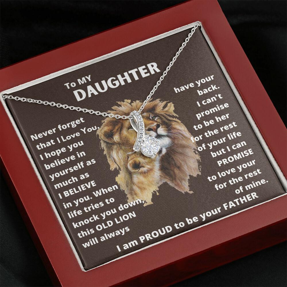 A Gift for Daughter - Alluring Necklace - From Dad Jewelry ShineOn Fulfillment 