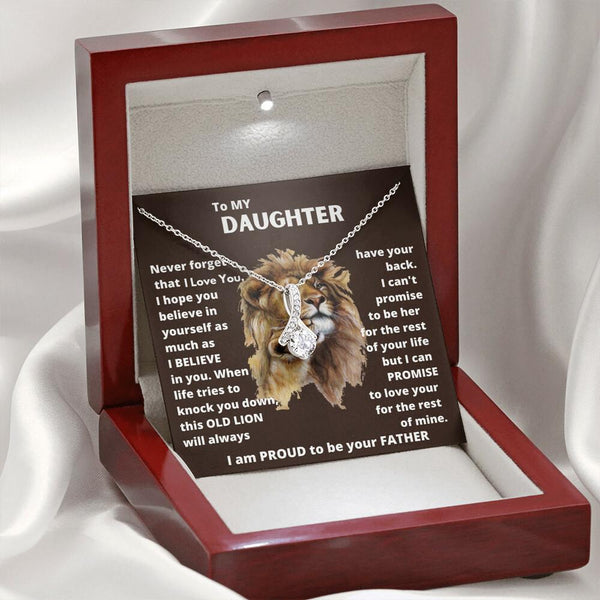 A Gift for Daughter - Alluring Necklace - From Dad Jewelry ShineOn Fulfillment 
