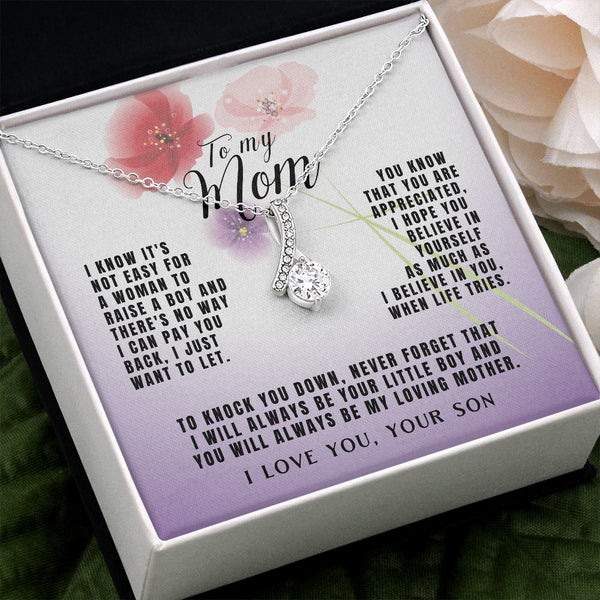 ALLURING BEAUTY necklace gift for Mom Jewelry ShineOn Fulfillment Two Toned Box 