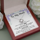 (Almost Gone) Must Have - To My MOM - Love Knot (white) Jewelry ShineOn Fulfillment Mahogany Style Luxury Box (w/LED) 
