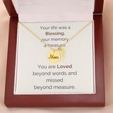 Angel Wing Necklace Mom remembrance Jewelry ShineOn Fulfillment 18k Yellow Gold Finish Luxury Box 