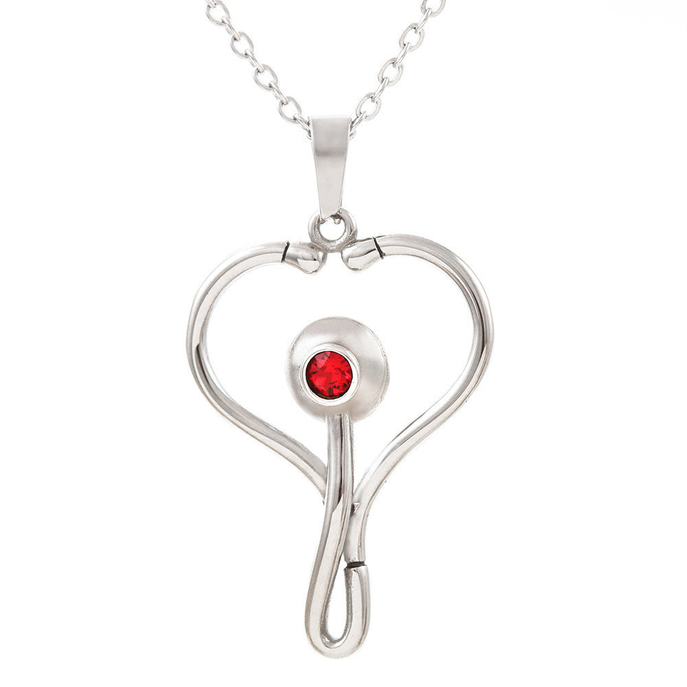 Congrats Nurse - Stethoscope Necklace Jewelry ShineOn Fulfillment 