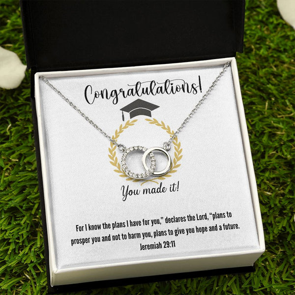 Congratulations! You made it - The Perfect Pair Necklace Jewelry ShineOn Fulfillment Standard Box 