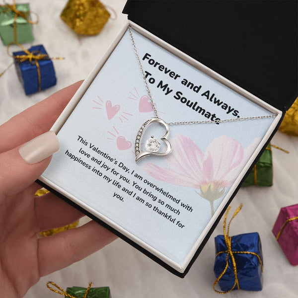 Forever and Always, To My Soulmate - Forever Love Necklace - Jewelry ShineOn Fulfillment 