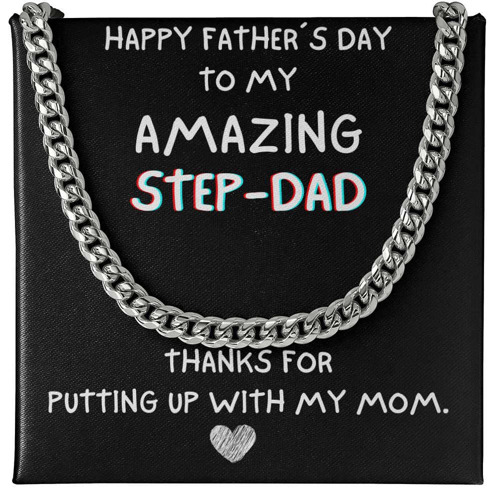 Happy Father's day to my Step Dad. Cuban Link with Luxury Box Jewelry ShineOn Fulfillment 