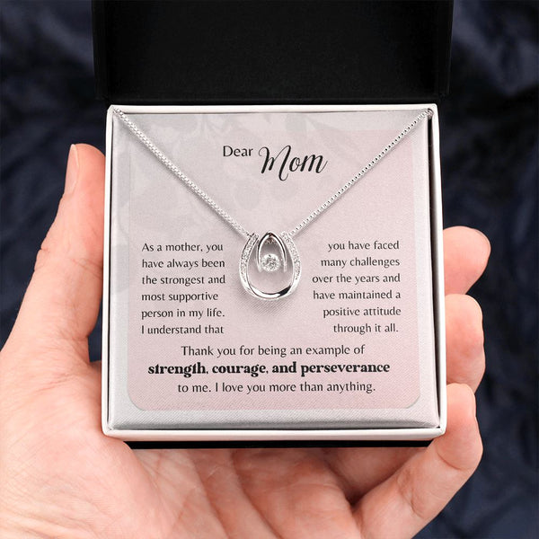 Mom I love you more... - Lucky in Love Necklace Jewelry ShineOn Fulfillment 