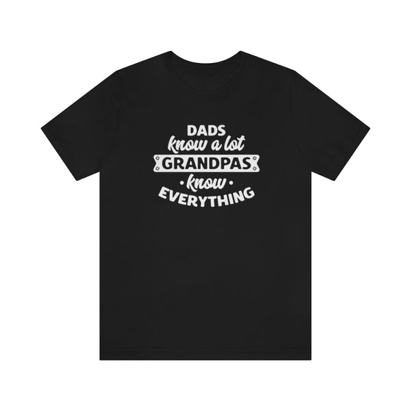The best t-shirt for the coolest grandfather in the world' - Unisex Jersey Short Sleeve Tee T-Shirt Printify Solid Black Blend S 
