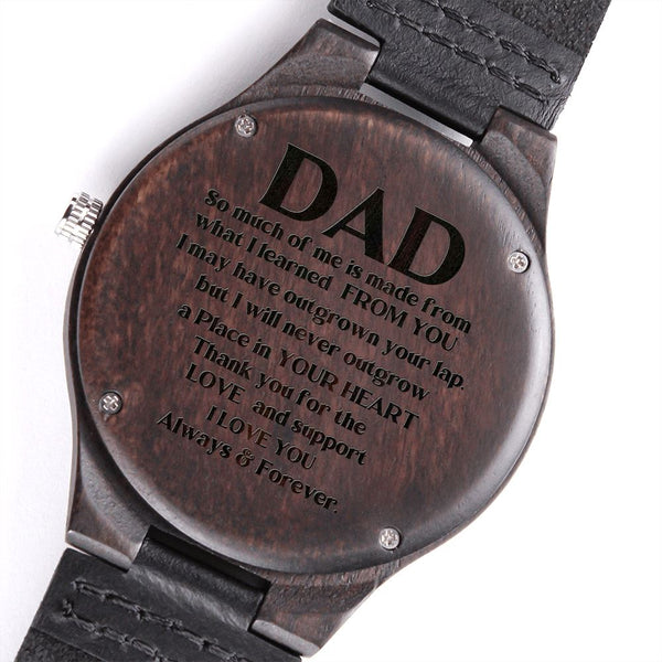 This is the perfect gift for dad! - Engraved Wooden Watch - Your dad will LOVE it! Watches ShineOn Fulfillment 
