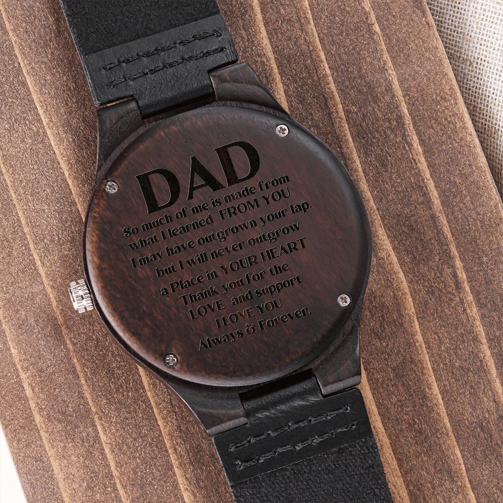 This is the perfect gift for dad! - Engraved Wooden Watch - Your dad will LOVE it! Watches ShineOn Fulfillment 