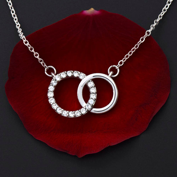 To my Beautiful Wife - The Perfect Pair Necklace Jewelry ShineOn Fulfillment 