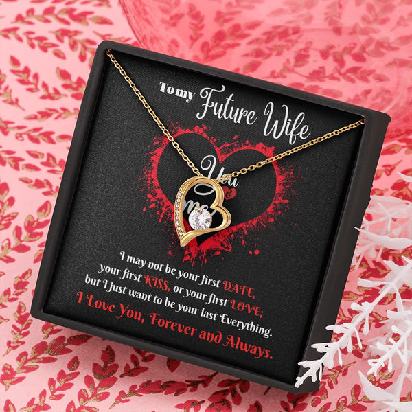 To my Future Wife - You & Me - Forever Love Necklace Jewelry ShineOn Fulfillment 